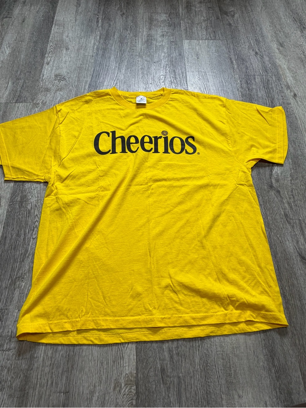 Delta Yellow Cheerios Logo Short Sleeve Tee